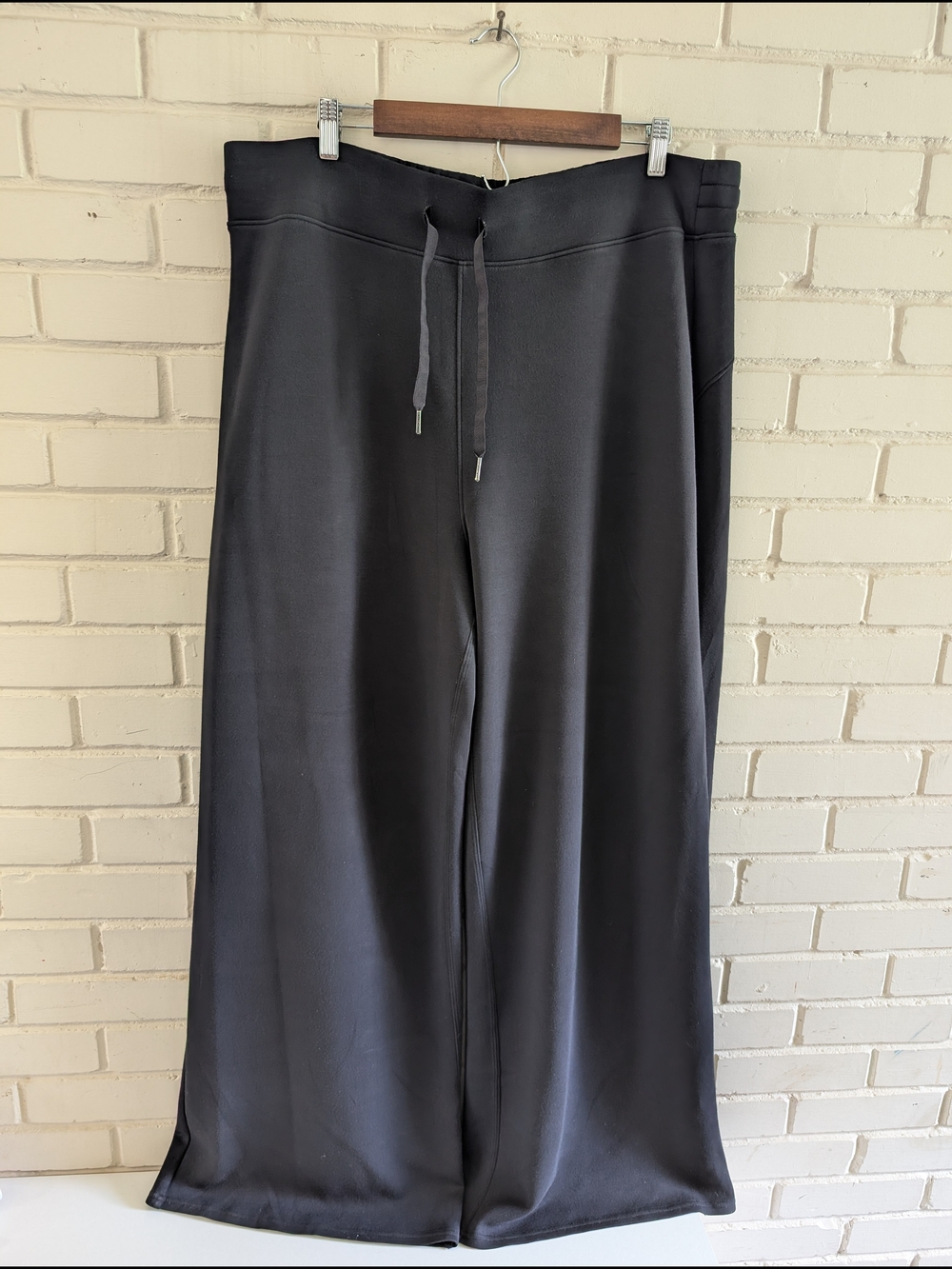 Spanx 3X Air Essentials Wide Leg Pant Tall Length Black Style 50239T Plus Size
